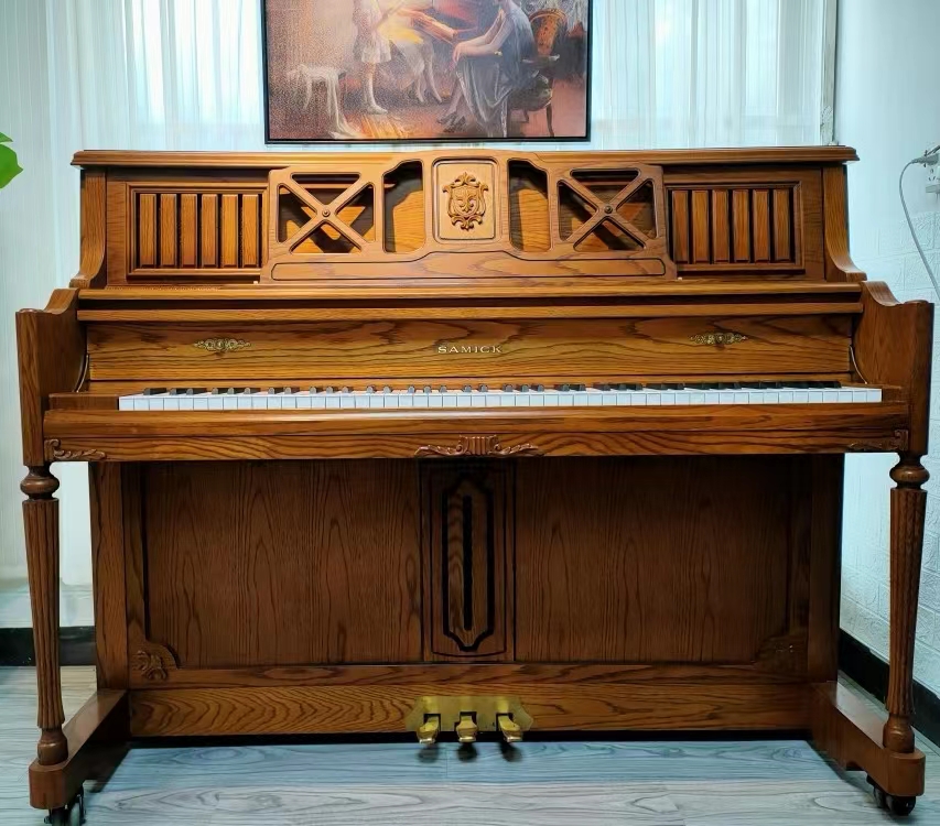 韩国原装进口二手钢琴 三益SC-300st 儿童成人专业练习考级